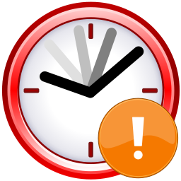 File:Out of date clock icon.svg